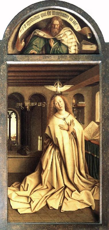 EYCK, Jan van Mary of the Annunciation Sweden oil painting art